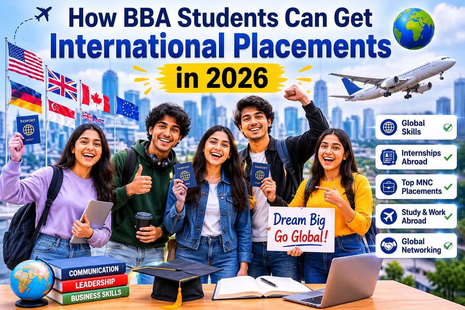 How BBA Students Can Get International Placements in 2026