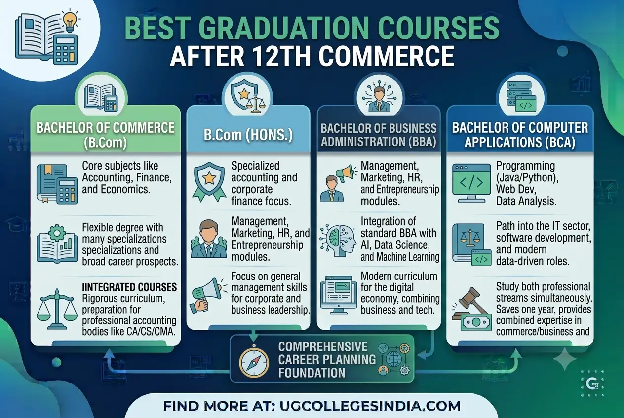 Best Graduation Courses After 12th Commerce