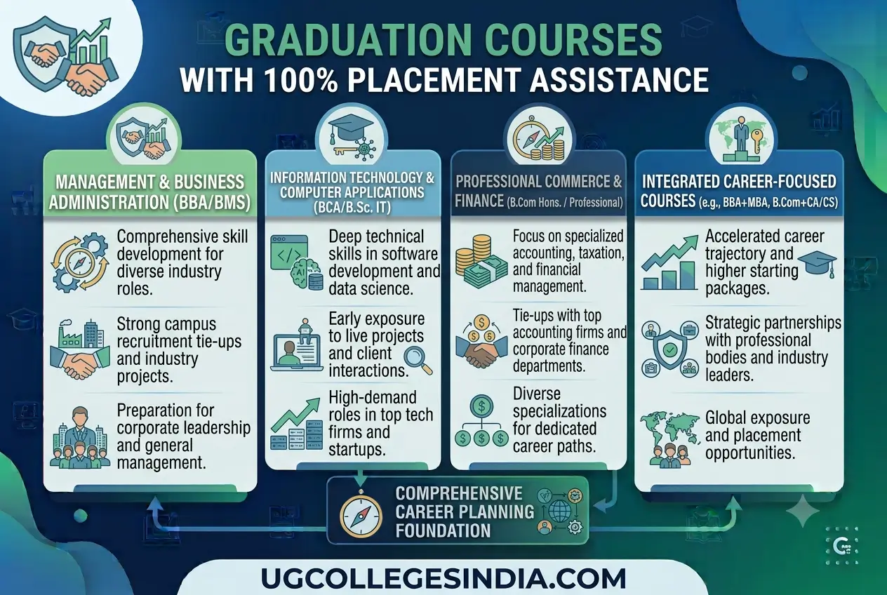 Graduation Courses with 100% Placement Assistance