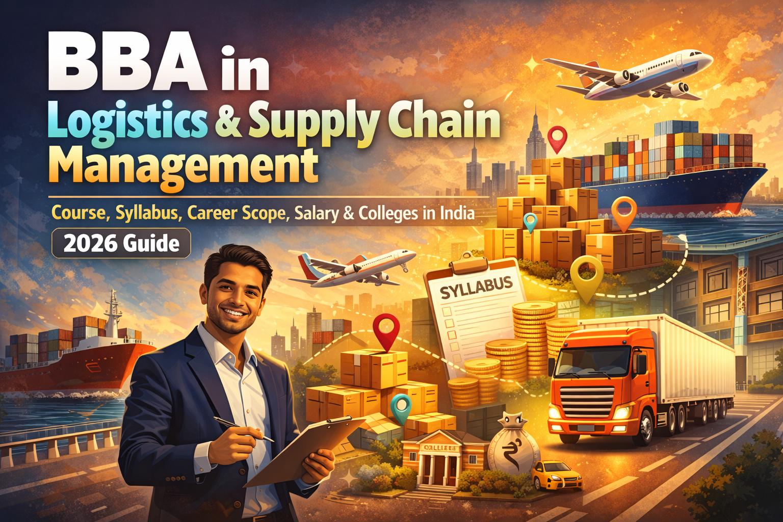 BBA in Logistics & Supply Chain Management – Course, Syllabus, Career Scope, Salary & Colleges in India (2026 Guide)