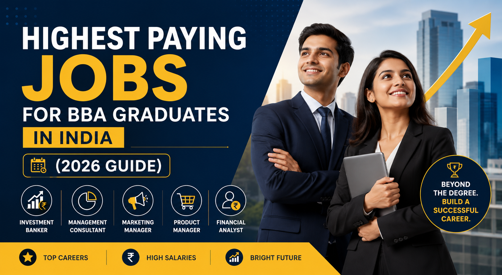 Highest Paying Jobs for BBA Graduates in India